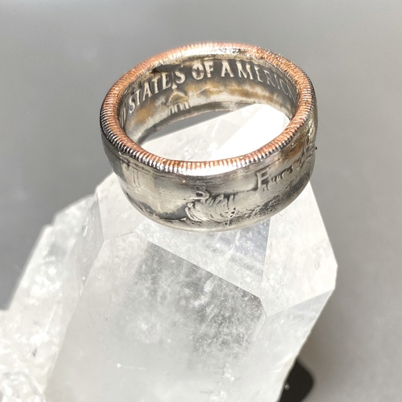 Bicentennial Half Dollar Coin Ring - Picture 3 of 10